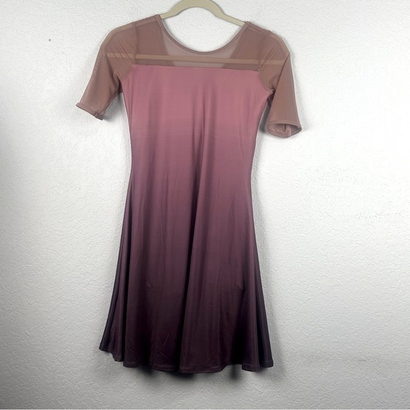 Balera Dancewear Women’s Ombré Print Dress Attached Biketard Size SA (US 4-6) - Picture 1 of 5